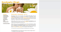 Desktop Screenshot of heuschnupfen-allergie.com