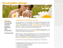 Tablet Screenshot of heuschnupfen-allergie.com